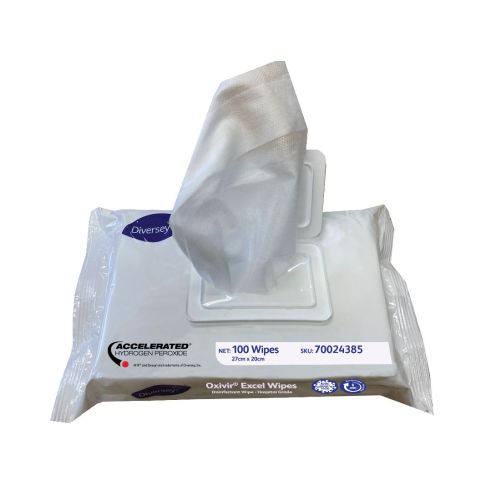 Diversey Diversey Oxivir Excel Wipes - CT/24 Cleaning & Washroom Supplies  