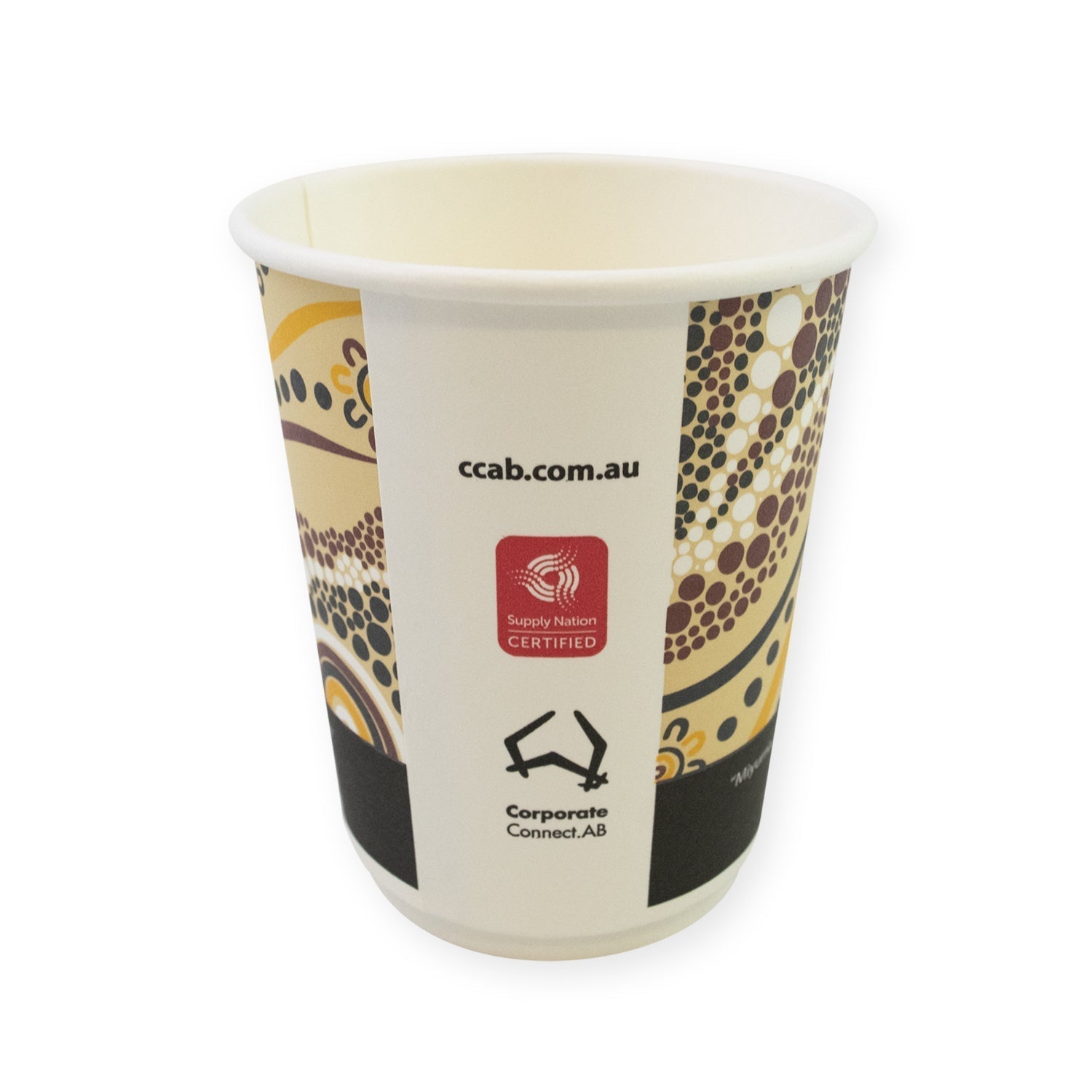 Katermaster Katermaster Hot Cup Double Wall 8oz - CT/500 Disposable Food Packaging  