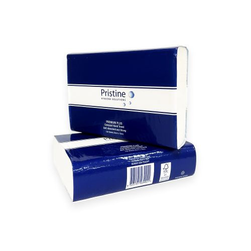 Pristine Pristine Premium Plus Compact Hand Towel - CT/20 Cleaning & Washroom Supplies  