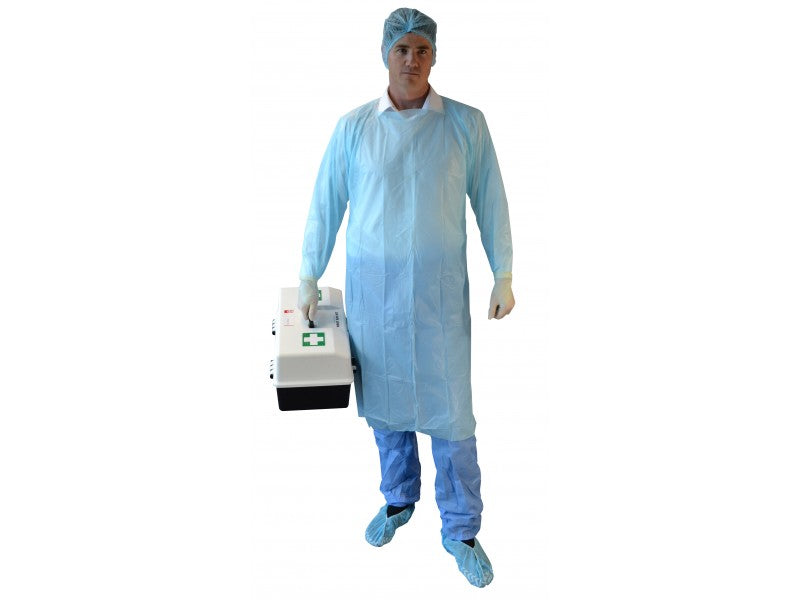 RCR International RCR Proval CPE Disposable Splash Gown Blue CT/100 Safety & PPE  