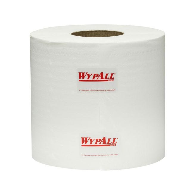 Wypall Kimberly-Clark Wypall Wipers White - CT/4 Cleaning & Washroom Supplies  