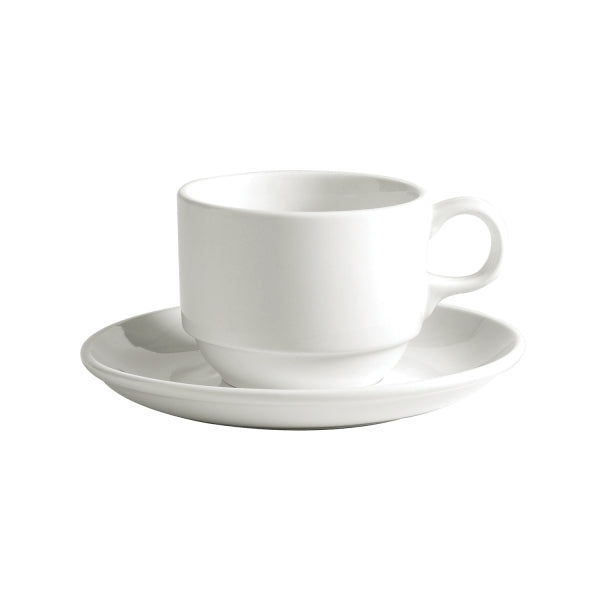 Australian Fine China Australian Fine China Bistro Unistack Cup 218ml - CT/36 Bar & Dining  