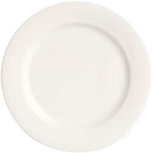 Australian Fine China Australian Fine China Flinders Wide Rim Plate - CT/12 Bar & Dining 165mm Carton of 12