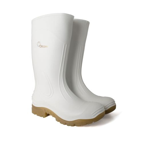 Allcare Allcare Gumboot PVC Non Safety White Safety & PPE AU5 Pair of 1