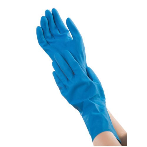 Allcare Allcare Glove Silverlined Latex Blue - PK/12 Safety & PPE  