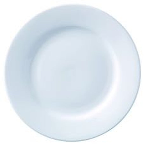 Super White Superwhite Plate Rimmed - CT/24 Bar & Dining  