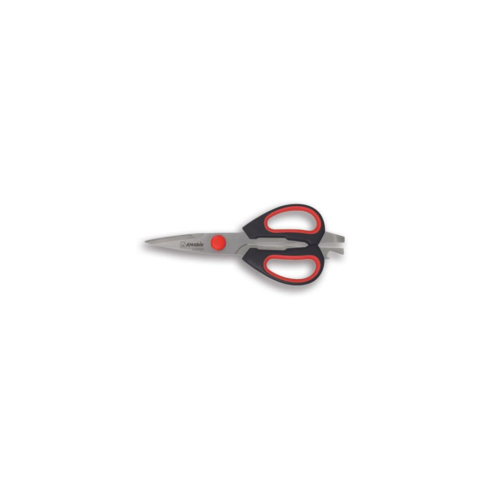 Khabin Khabin Kitchen Shears Scissor Black/Red 215mm - Each Kitchen Equipment  