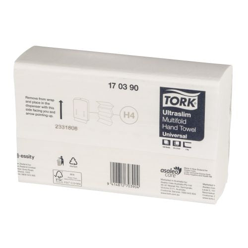 Tork Tork Ultraslim Multifold Hand Towel Universal - CT/20 Cleaning & Washroom Supplies  