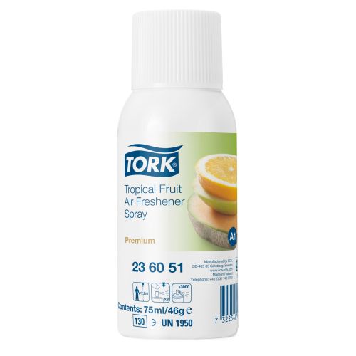Tork Tork Tropical Fruit Air Freshener Spray - CT/12 Cleaning & Washroom Supplies  