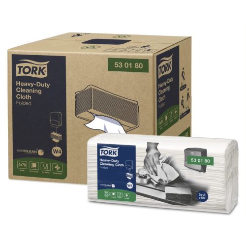 Tork Tork Hd Cleaning Cloth Fold 615 x355mm W4 - CT/280 Cleaning & Washroom Supplies  