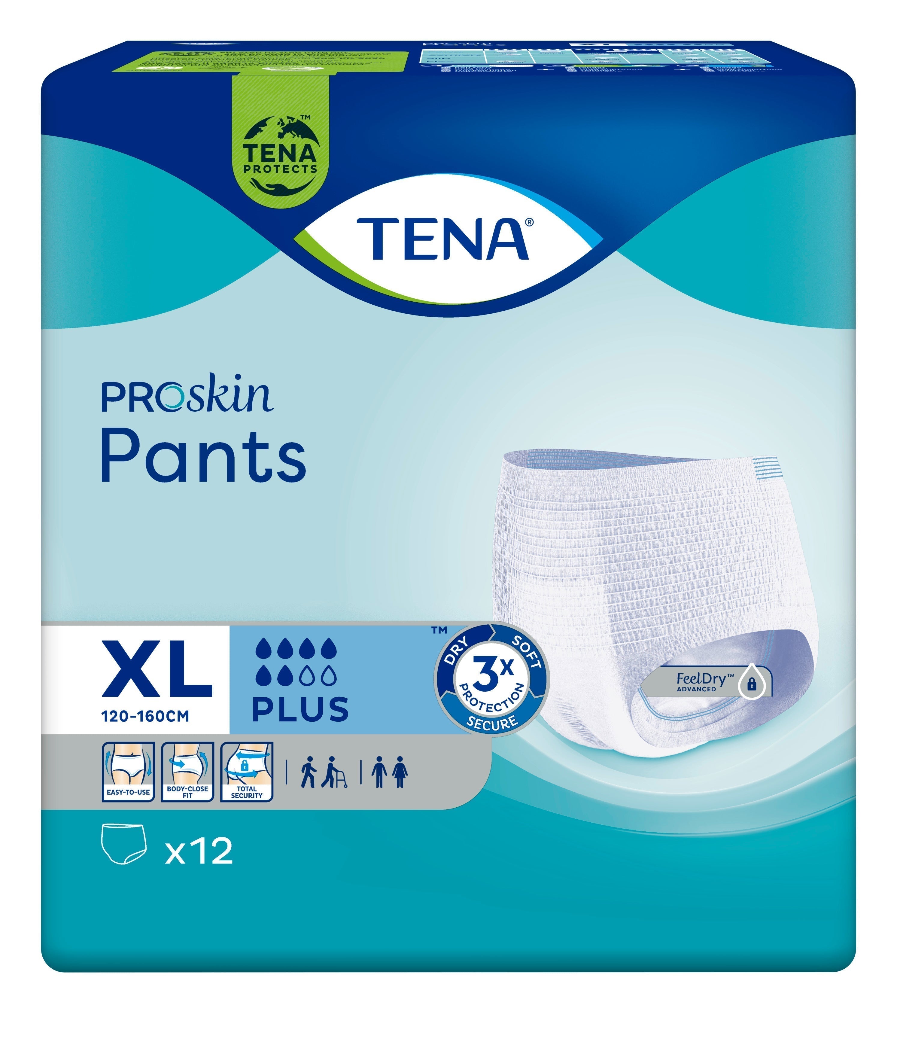 Tena Tena Pants Plus Extra Large - CT/48 Healthcare Carton of 48 