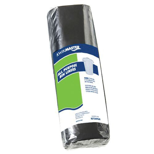 Kwikmaster Kwikmaster Bin Liner Extra Heavy Duty - RO/100 Cleaning Products 240lt Rl Roll of 100