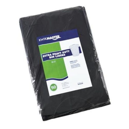 Kwikmaster Kwikmaster Bin Liner Extra Heavy Duty - RO/100 Cleaning Products  