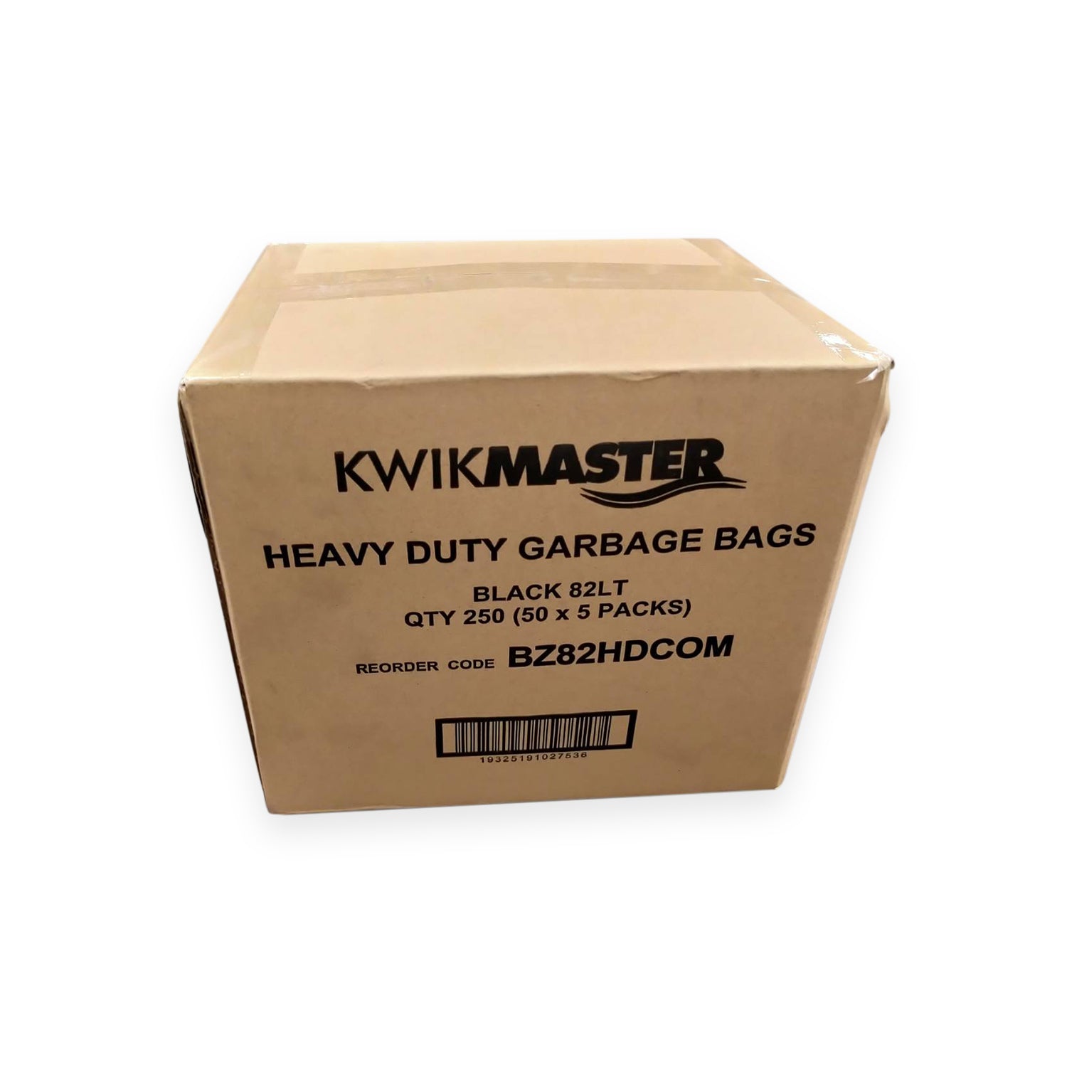 Kwikmaster Kwikmaster Bin Liner 82L - CT/250 Cleaning & Washroom Supplies  