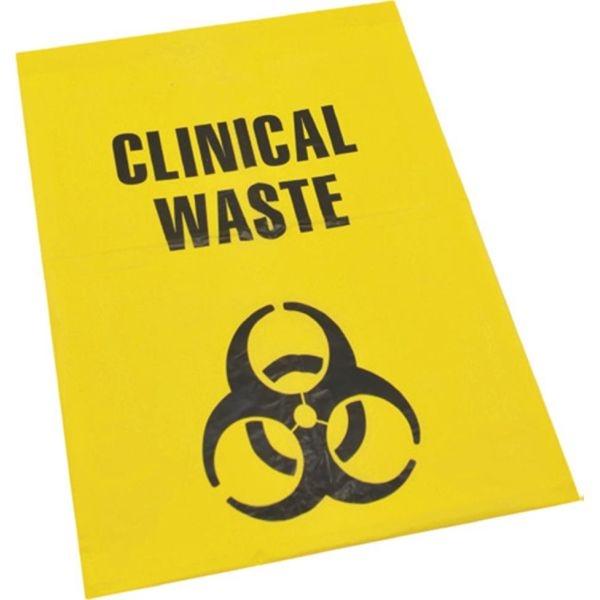 Kwikmaster Kwikmaster Clinical Waste Bag Yellow 65L HD - CT/200 Cleaning & Washroom Supplies  