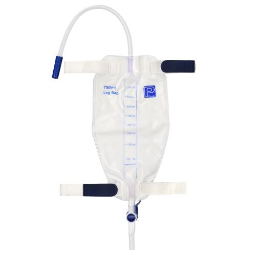 Premier Premier Leg Bag 750ml With 30cm Inlet Tube Velcro Strap - Each Healthcare  