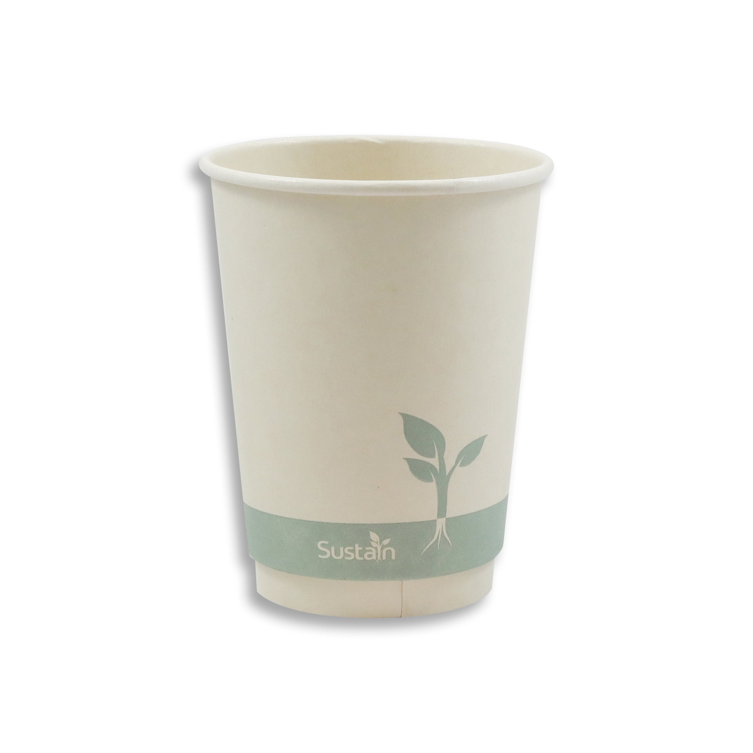 Sustain Sustain Cup Hot Double Walled Bamboo - CT/500 Bags & Takeaway  