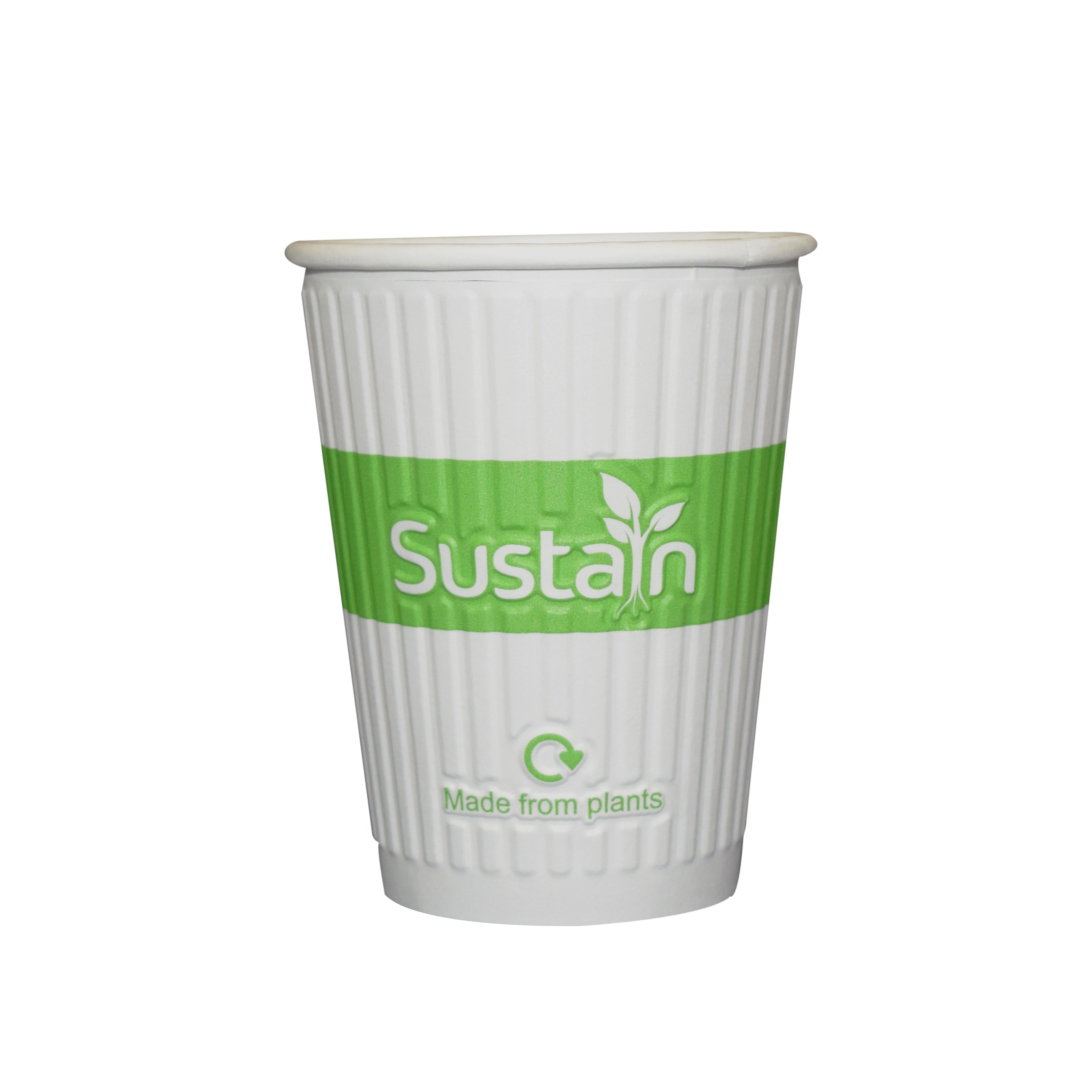 Sustain Sustain Cup Hot Double Walled Bamboo - CT/500 Bags & Takeaway  