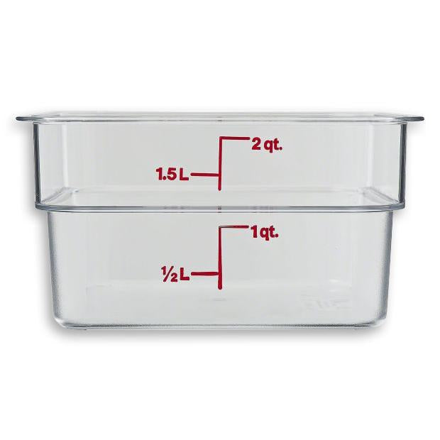 Cambro Cambro Square Clear Food Storage Container - Each Kitchen Equipment  