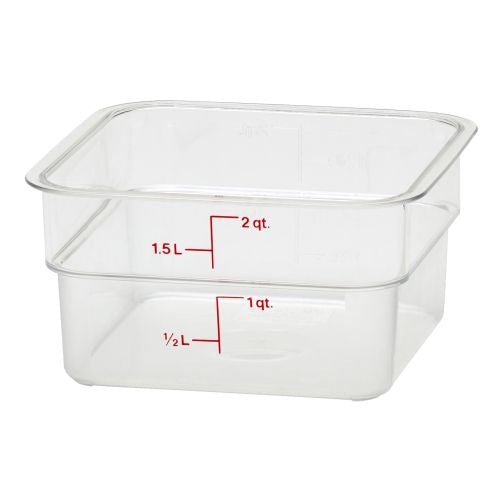 Cambro Cambro Square Clear Food Storage Container - Each Kitchen Equipment 1.9L Each
