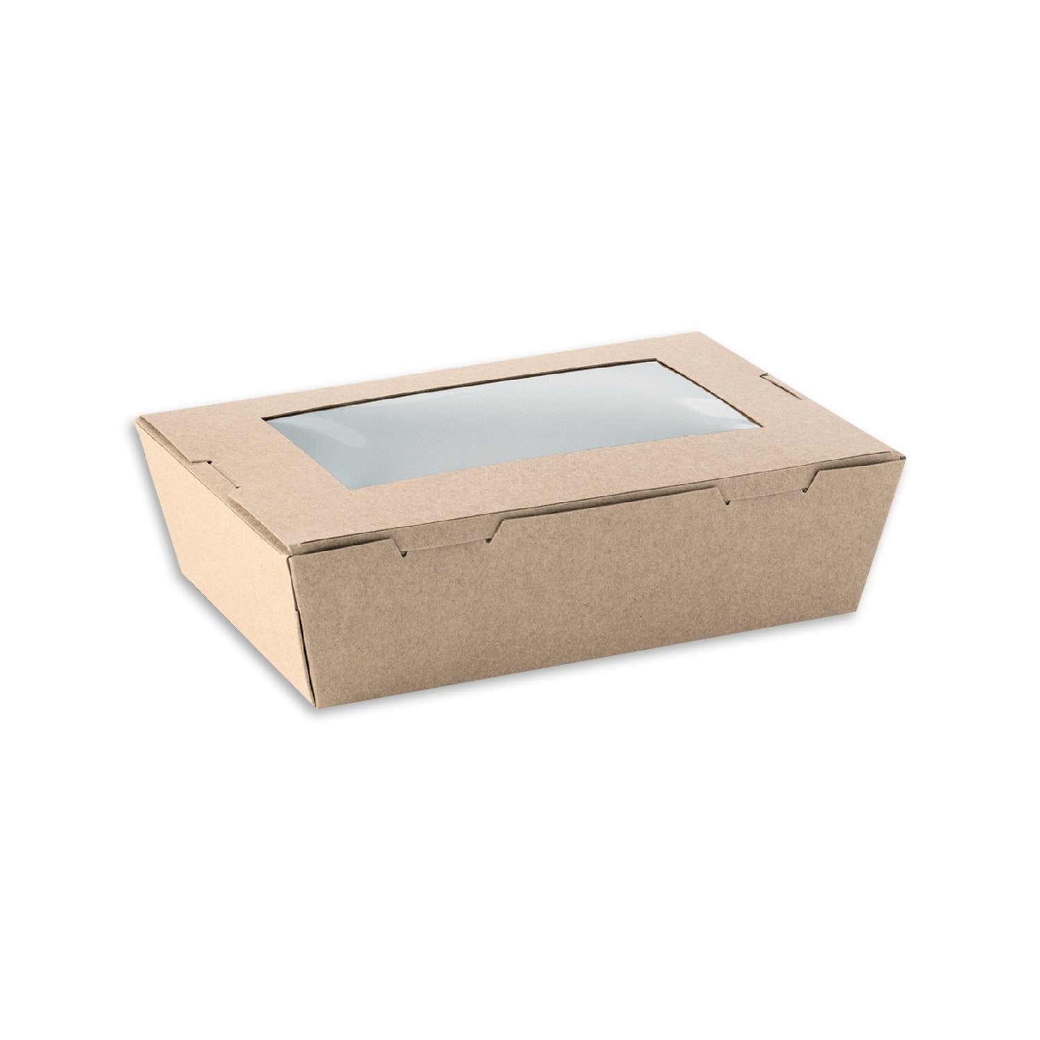 Detpak Lunch Box Window Medium Brown - CT/200 Bags & Takeaway  