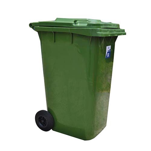 Edco Edco Wheelie Bin Green 240L - Each Cleaning & Washroom Supplies  