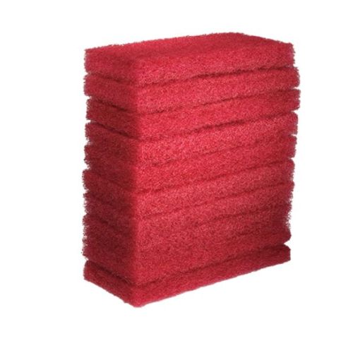 Oates Oatesger Beaver Floor Pad 10 Pack Red - PK/10 Cleaning & Washroom Supplies  