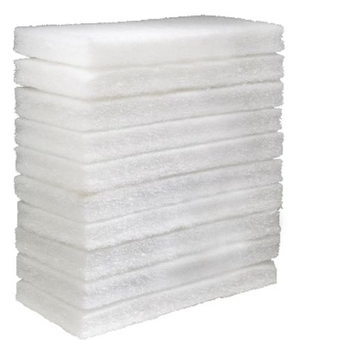 Oates Oatesger Beaver Floor Pad 10 Pack White - PK/10 Cleaning & Washroom Supplies  