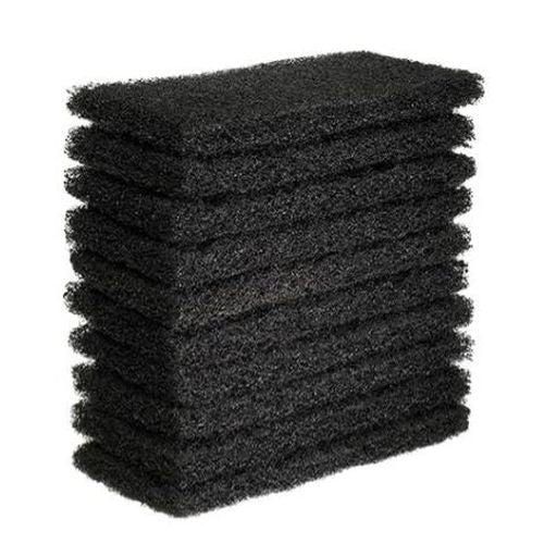 Oates Oatesger Beaver Floor Pad 10 Pack Black - PK/10 Cleaning & Washroom Supplies  