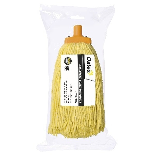 Oates Oates Value Mop Yellow 400G - Each Cleaning & Washroom Supplies  