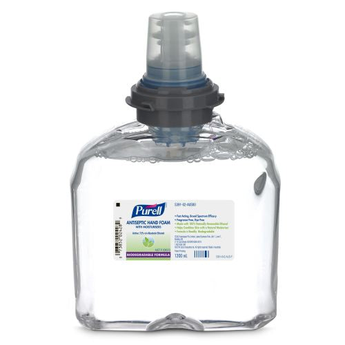 Purell Gojo Purell Antiseptic Hand Foam TFX Refill 1200ml - CT/2 Cleaning & Washroom Supplies  