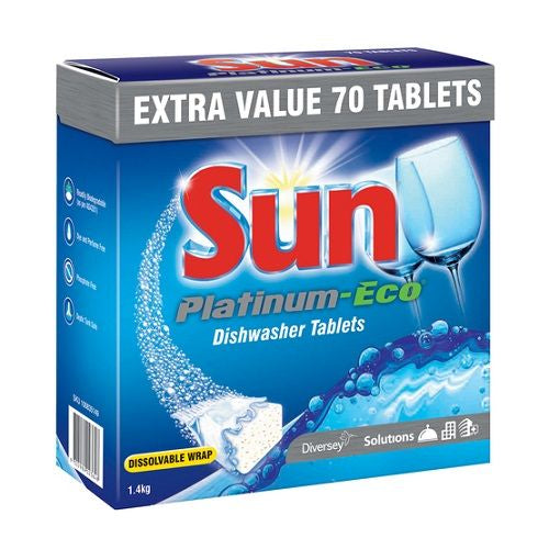 Diversey Diversey Sun Platinum -Eco Dishwasher Tablets - CT/350 Cleaning & Washroom Supplies  