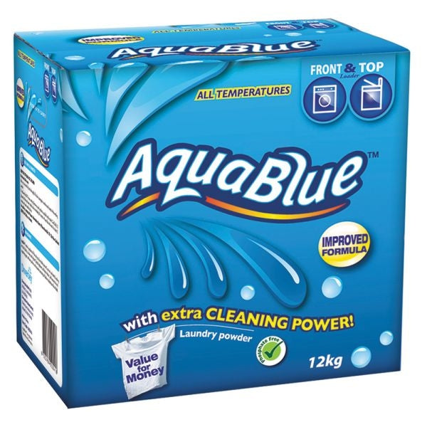 Diversey Diversey Aqua Blue Laundry Powder 12kg Cleaning & Washroom Supplies  
