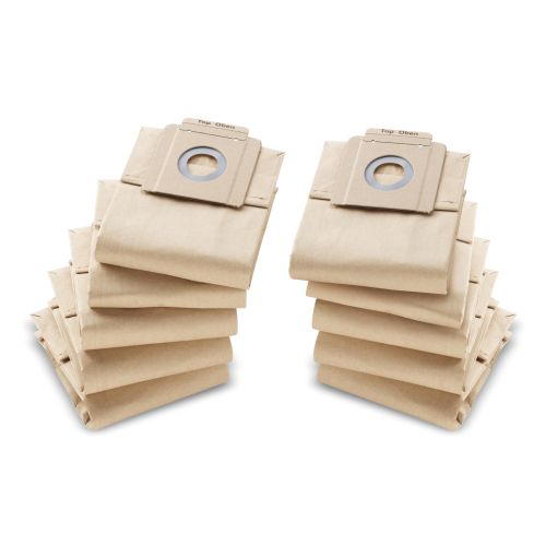Karcher Karcher Paper Vacuum Filter Bags Suits T9/1Bp And T10/1 - PK/10 Cleaning & Washroom Supplies  