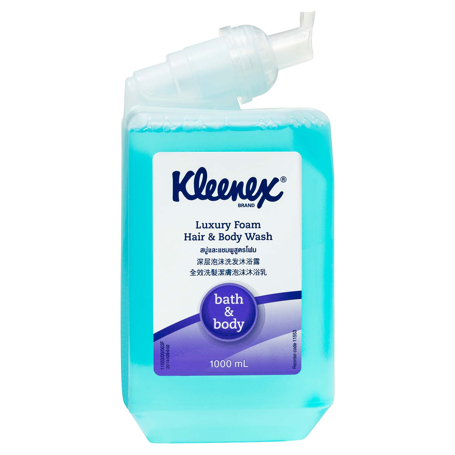 Kimberly-Clark Kimberly-Clark Scott Luxury Foam Hair & Body Wash 1L - CT/6 Cleaning & Washroom Supplies  