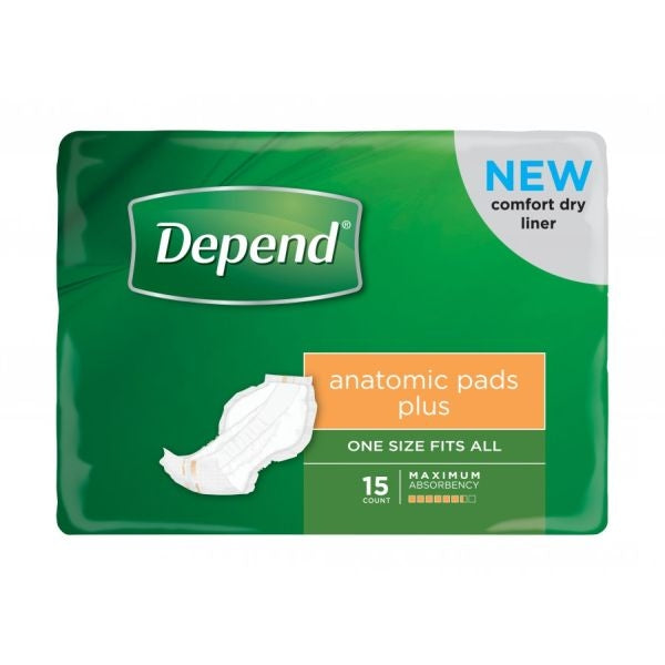 Depend Depend Anatomic Pads Plus - CT/60 Pads, Diapers And Protectors  