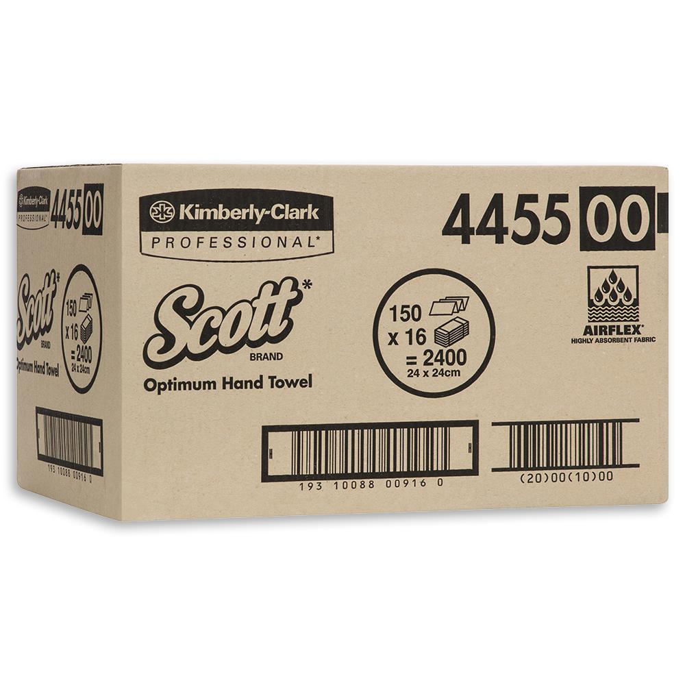 Kimberly-Clark Scott Towel Optimum 150 sheets/pack 24x24cm - CT/16 Bathroom Supplies  
