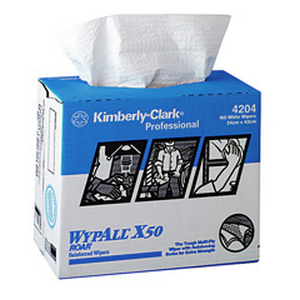 Wypall Kimberly-Clark Wypall x50 Reinforced Wiper Sheets - CT/640 Cleaning & Washroom Supplies  