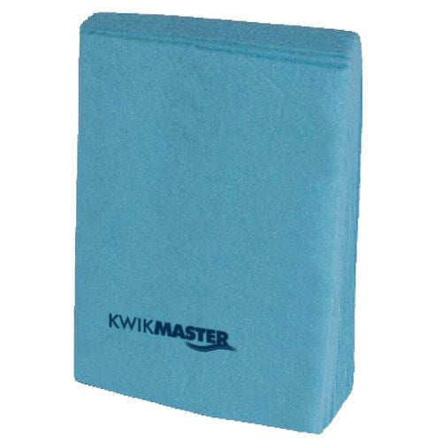 Kwikmaster Kwikmaster Versatile Cleaning Cloth Heavy Duty - CT/100 Cleaning Supplies 40x38cm Blue