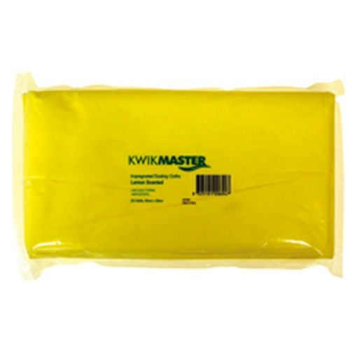Kwikmaster Kwikmaster Dust Cloth Yellow 60 x30cm - CT/125 Cleaning & Washroom Supplies  