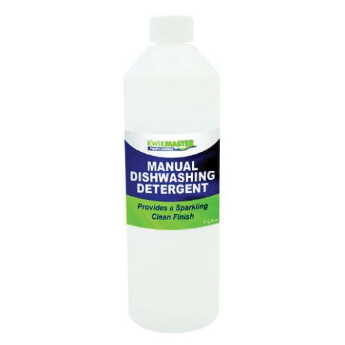 Kwikmaster Professional Kwikmaster Manual Dishwashing Detergent 1L - CT/6 Cleaning & Washroom Supplies Carton of 6 