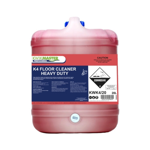 Kwikmaster Professional Kwikmaster Professional Floor Cleaner & Degreaser Heavy Duty 20L Cleaning & Washroom Supplies  