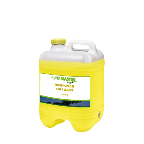Kwikmaster Professional Kwikmaster Professional Hd Lemon Disinfectant Heavy Duty 20L Cleaning & Washroom Supplies  