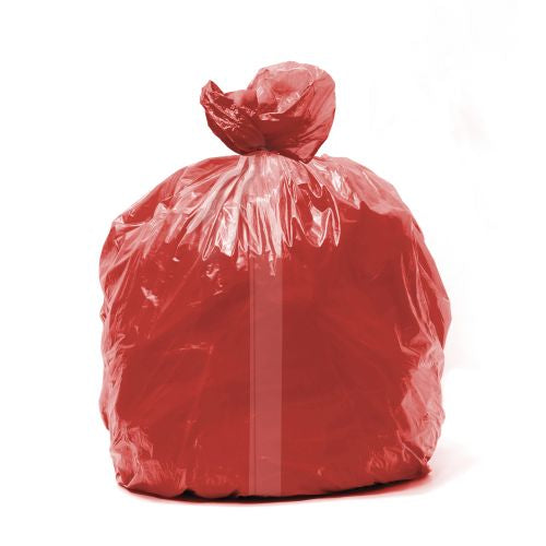 Kwikmaster Kwikmaster Soluble Seam Laundry Bag Red - CT/250 Cleaning & Washroom Supplies  