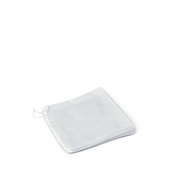 Detpak Detpak Grease Proof Lined Bag 2 Square - PK/500 Disposable Food Packaging  