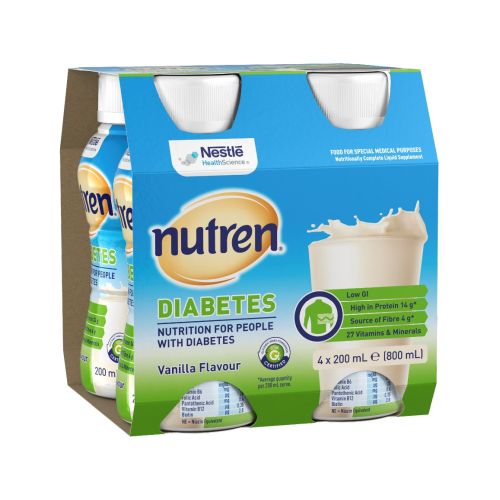 Nestle Nestle Healthscience Nutren Diabetes Vanilla 200ml - CT/24 Healthcare  