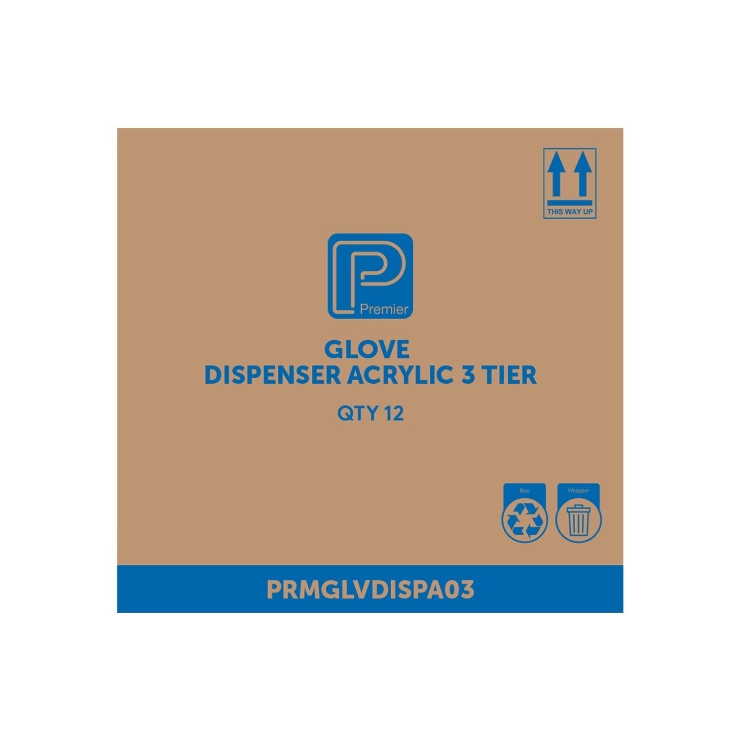 Premier Premier Glove Dispenser 3 Tier - Each Safety & PPE  
