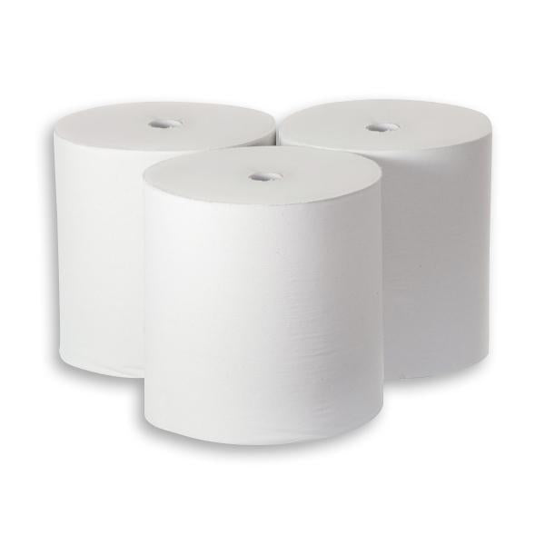 Pristine Recycled Centrefeed Towel Roll 1ply 300m - CT/4 Bathroom Supplies Carton of 4 