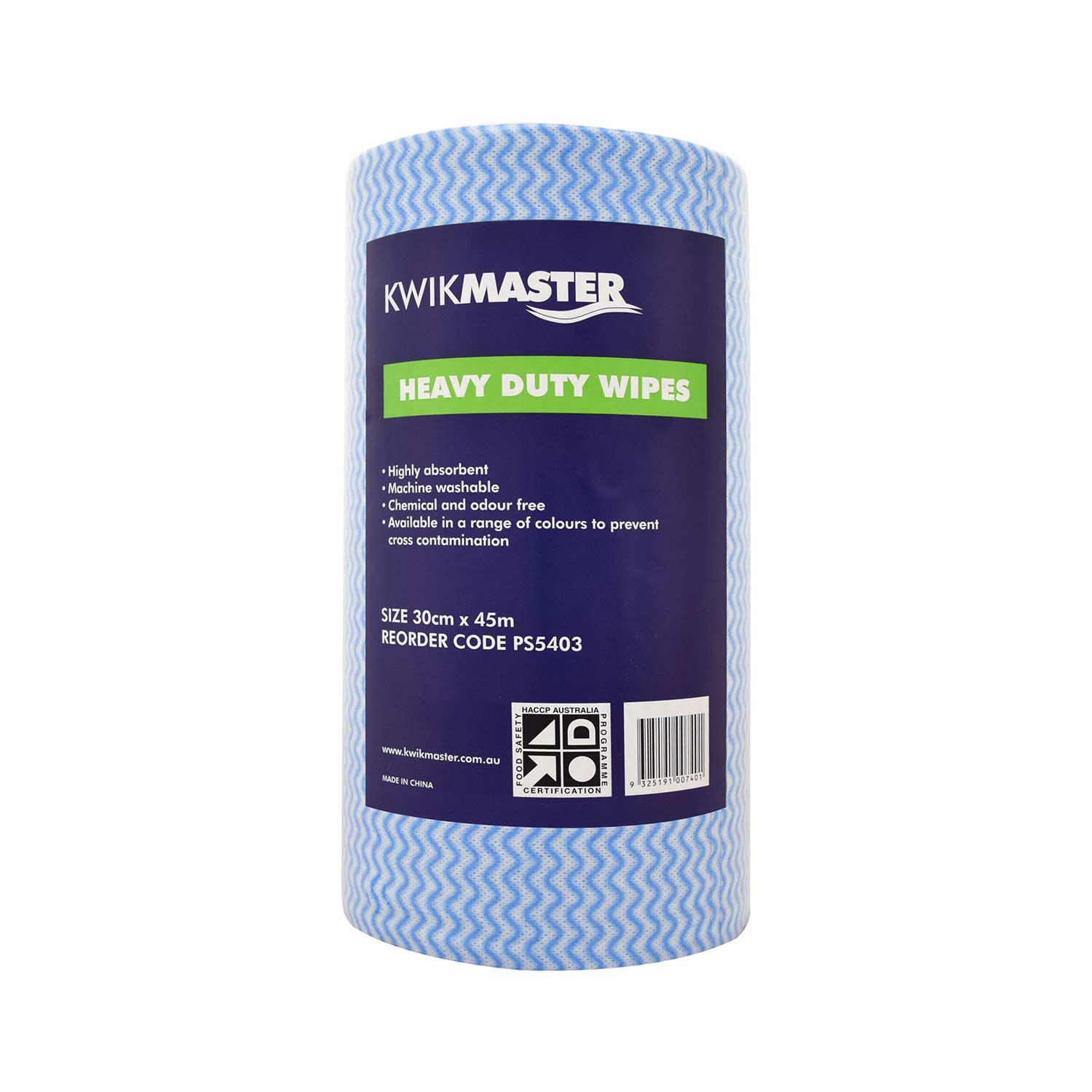 Kwikmaster Kwikmaster Wipe Heavy Duty - CT/6 Cleaning Supplies  