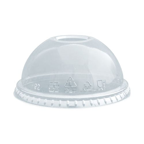 Revive Revive Dome Lid Rpet Clear Round Hole 12oz - CT/1000 Disposable Food Packaging  